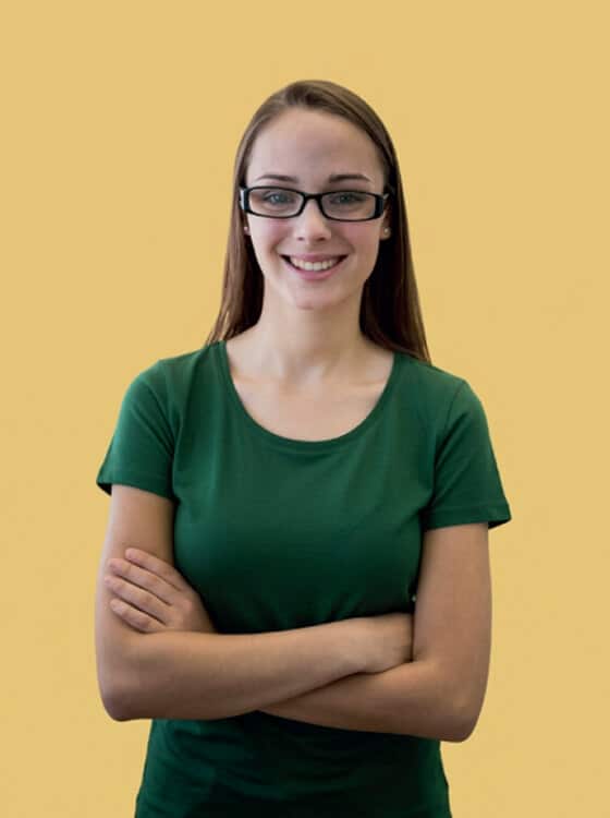 Photo d'une client qui témoigne